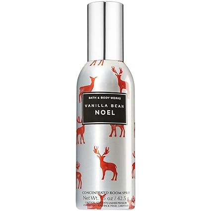 Bath Body Works Room Perfume Spray Vanilla Bean Noel 2017