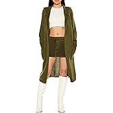 Forever 21 Womens Hooded Cardigan Sweater