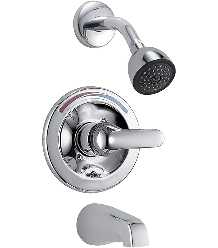 Delta Faucet Classic Monitor 13 Series Tub And Shower Trim - Chrome 4.15x8x10 Inches