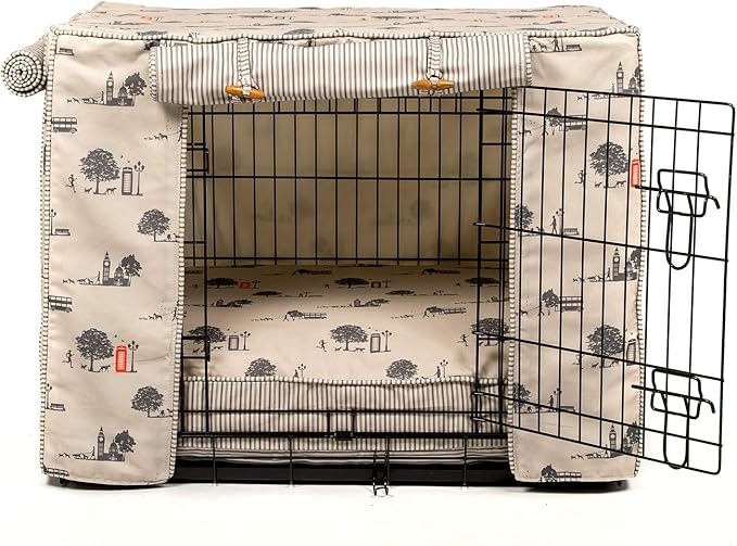 ellie bo gold dog crate