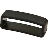 SIZE 20MM BLACK RUBBER REPLACEMENT WATCH BAND STRAP LOOP