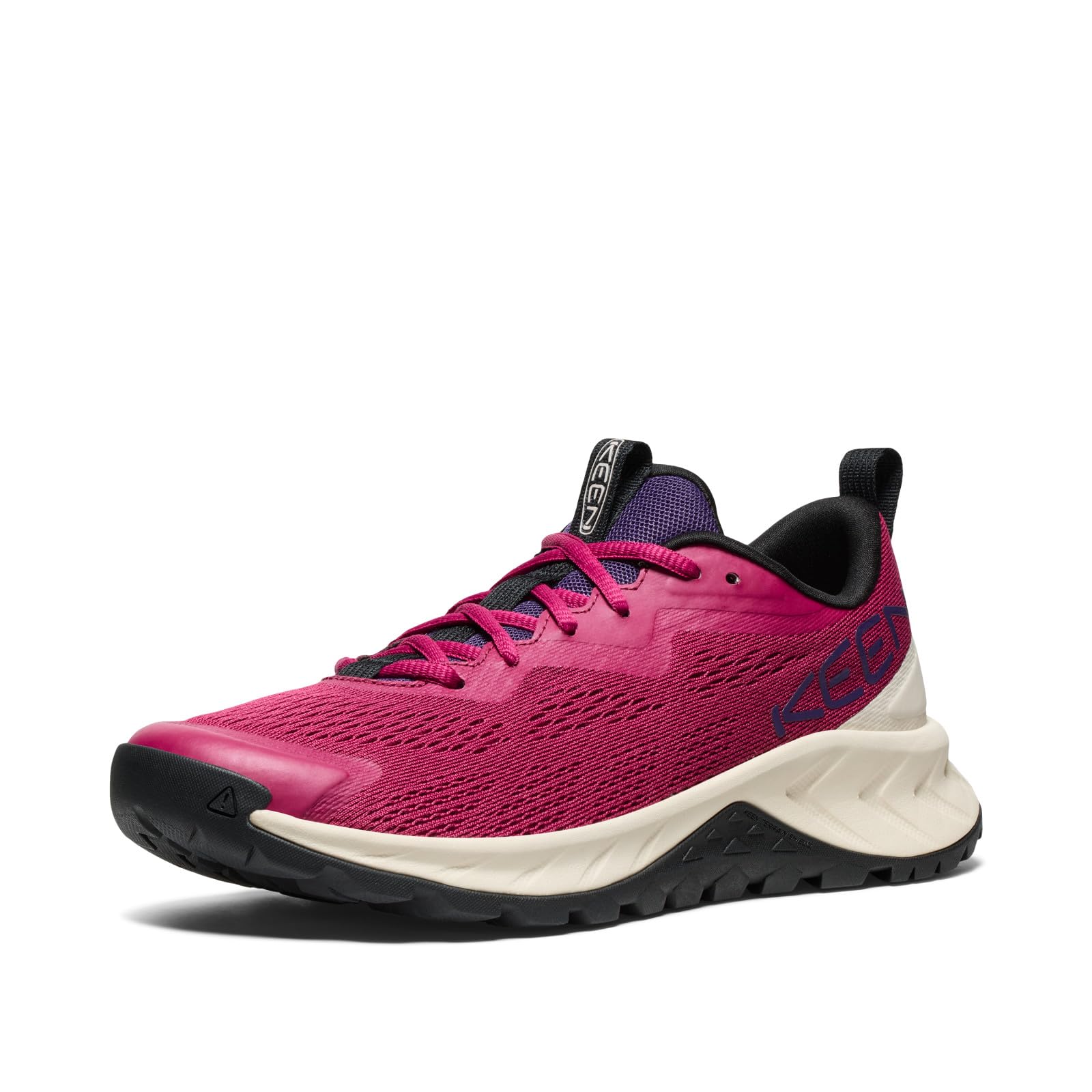 KEEN Women’s Versacore Speed Breathable Vented Comfortable Hiking Shoes, Beaujolais/Indigo, 5.5