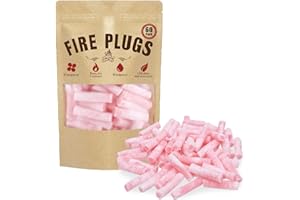 ZTTM 60 Pack Waterproof Fire Starters with 5+ Minute Burn for Camping, Emergency, Fire Pits, Grills,Non-Toxic