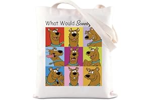 KUIYAI Cartoon Movie Merchandise Tote Bag Dog Face Theme Shoulder Bag Mystery Incorporated Gift Scary House Inspired Gift