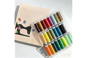 Yixhua Portable Sewing Thread Set -Embroidery Floss Skeins Cross Stitch Threads, 24 Color Embroidery String for Gifts Art Cra