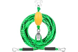 BABYFOXY Watersports Heavy Duty Tow Harness with D Rings,Boat Tow Harness for Towing Towable Tube, Water Ski, Wakeboard