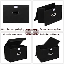 STOREONE Fabric Storage Cube Bins Foldable