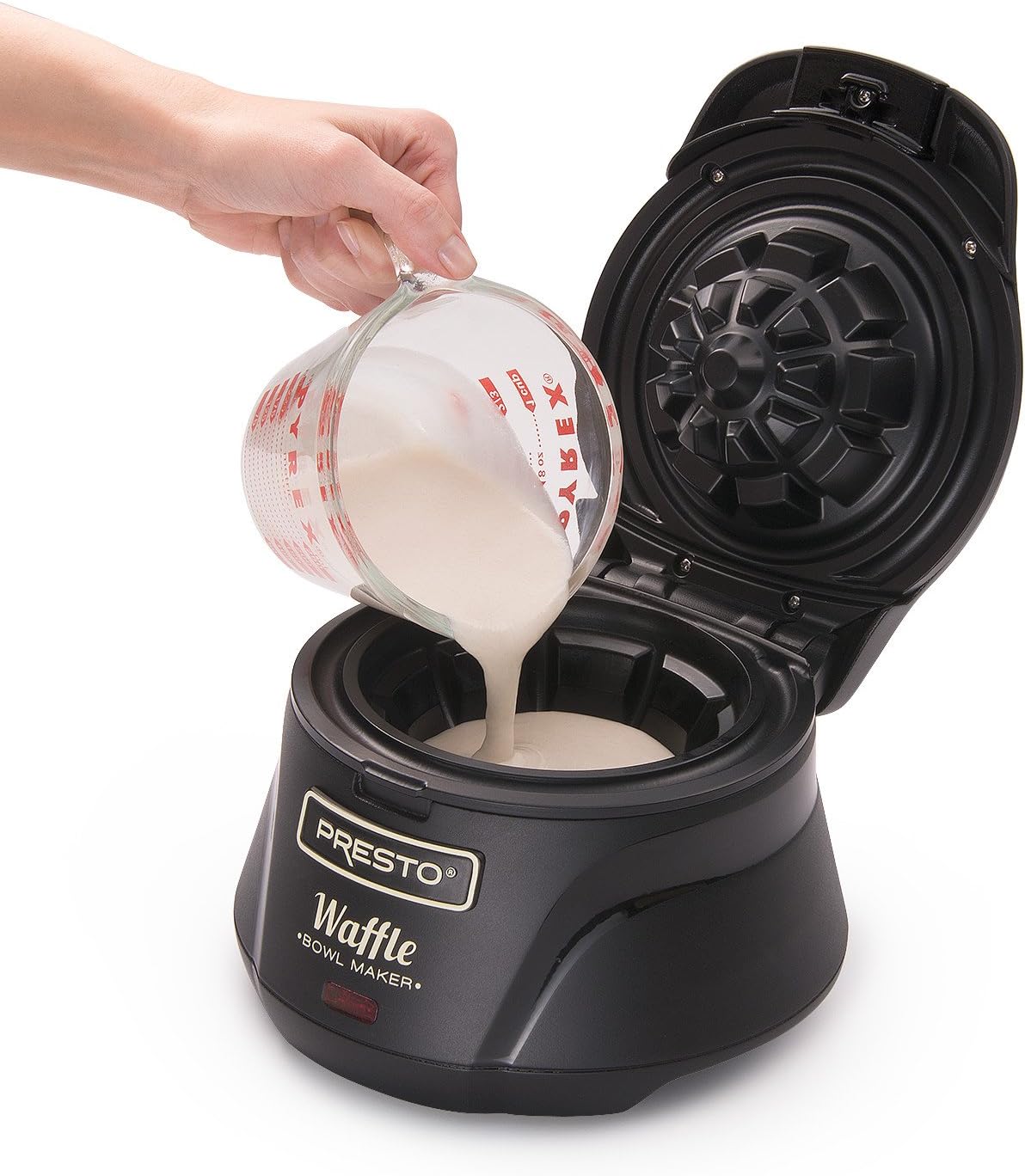 Presto 03500 Belgian Waffle Bowl Maker, Black: Kitchen & Dining