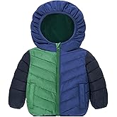 UNICOMIDEA Baby Boys' Color-Block Coat Lightweight Puffer Toddler Girl Jacket for 9-24 Months