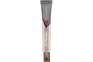 VASANTI COSMETICS VASANTI Lip Plumper Hyaluronic Boost - Glossy Paraben-Free, Hydrates Softens and Volumizes Lips Natural Lip Enhancer (KISS ME QUICK - Clear)