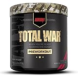 Redcon1 Total War Preworkout - Boost Energy, Increase Endurance and Focus, Beta-Alanine, 350mg Caffeine, Citrulline Malate, N