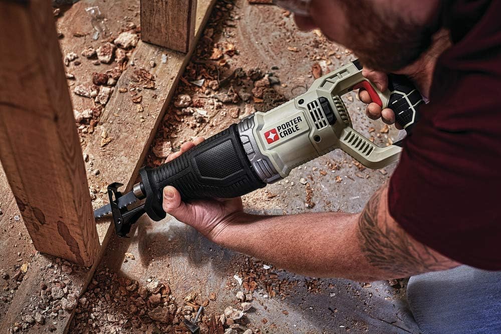 PORTER-CABLE Reciprocating Saw, Variable Speed, 7.5-Amp (PCE360) - - 