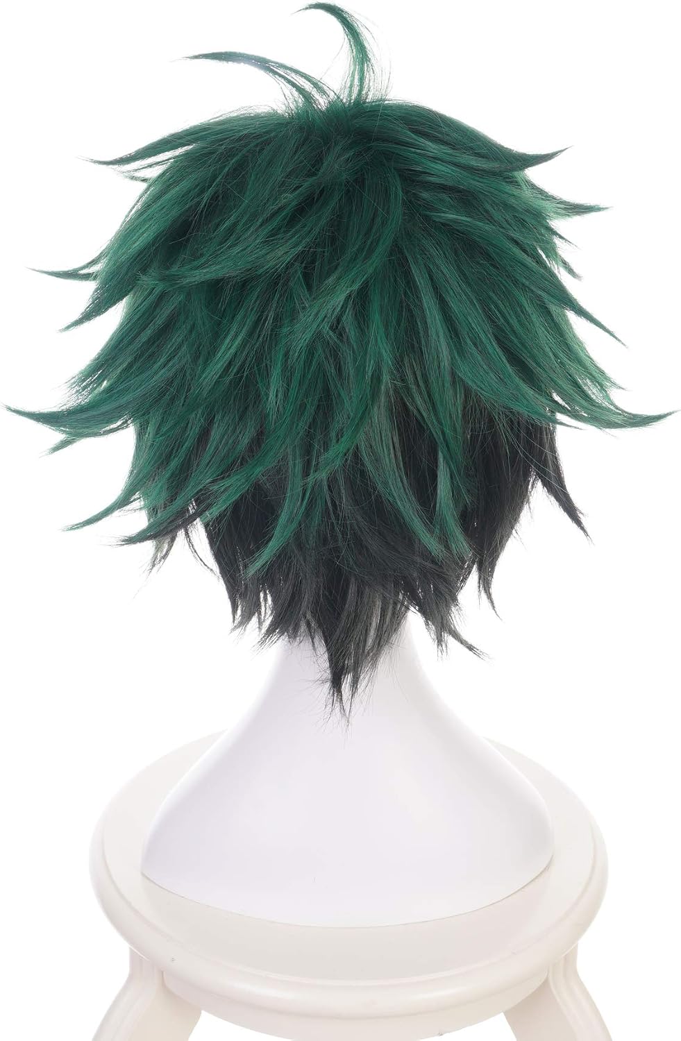 MUZIWIG Anime Cosplay Deku Wig for My Hero Academia Izuku Midoriya Synthetic Hair with Free Wig Cap Halloween Party Costume Accessories - Image 5