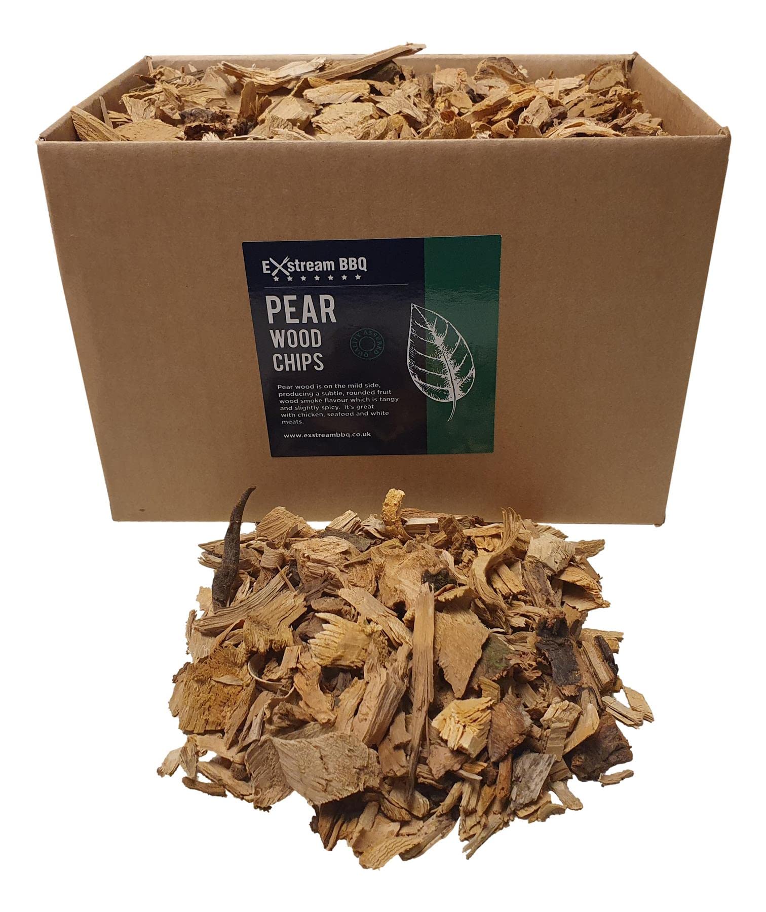 Exstream BBQ Barbecue Smoking Wood Chips *Over 16 Great Flavours in 1, 5 & 10 Litres* (Pear 5 Litre)