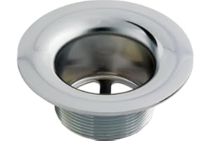 Master Plumber 199E, Waste/Overflow Shoe Strainer Tub Drain, Replacement for Emco 51-192926, 1-1/2-Inch, Chrome