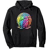 Basketball Ice Cream Drip for Boys Girls Dripping Basketball Pullover Hoodie
