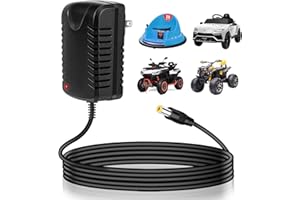 GENERIC 12V Charger for Kids Ride on Toys Car 12 Volt Battery Charger for Best Choice Products Wrangler SUV Trax Dynacraft Tractor Motorcycle ATV Electric Kidzone Bumper Car 12V Universal Battery Charger