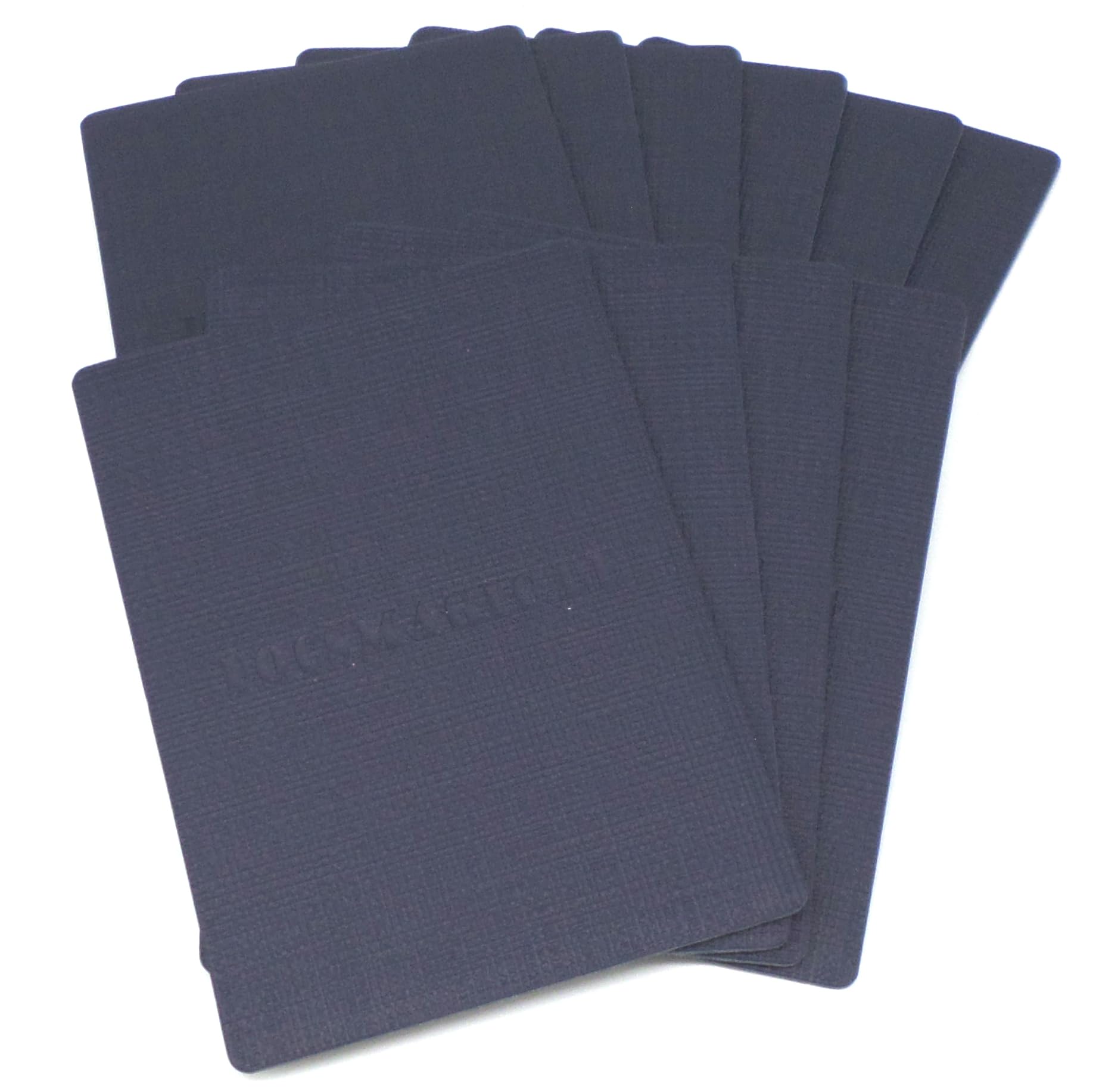 docsmagic.de 10 Premium Deck Divider for Storage Flip Tray Box Blue