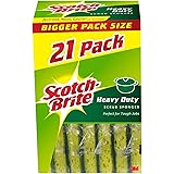 Scotch-Brite Heavy Duty Scrub Sponges - 21 Pack