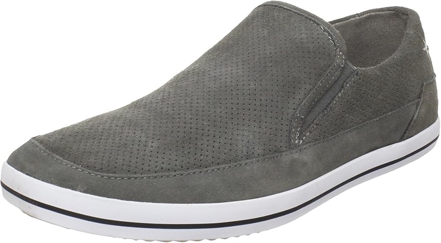 steve madden grey slip ons