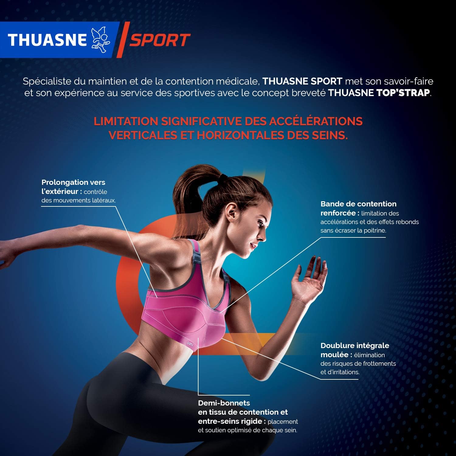 brassière thuasne intersport