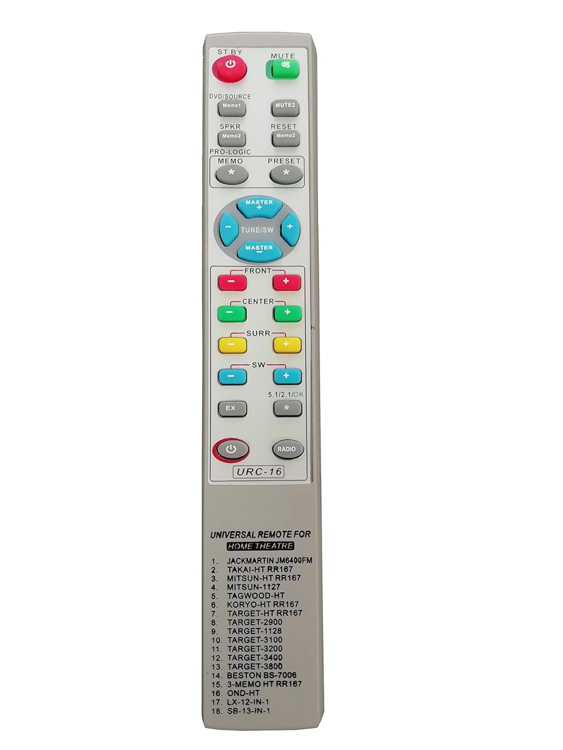 takai home theater 5.1 remote