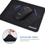 cimetech Mouse Pad 23 x 18 cm Ultra Thin Non-Slip Desk Mat Black view 2