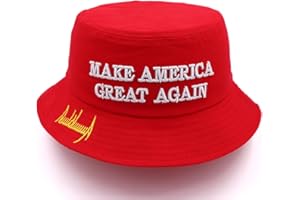 XYWLWOER Trump 2024 Bucket Hats for Men Women,Donald Trump MAGA hat Make America Great Again Hat 3D Embroidery MAGA Baseball Caps