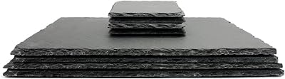 Maison & White Natural Slate Placemats & Coasters 8pc Set