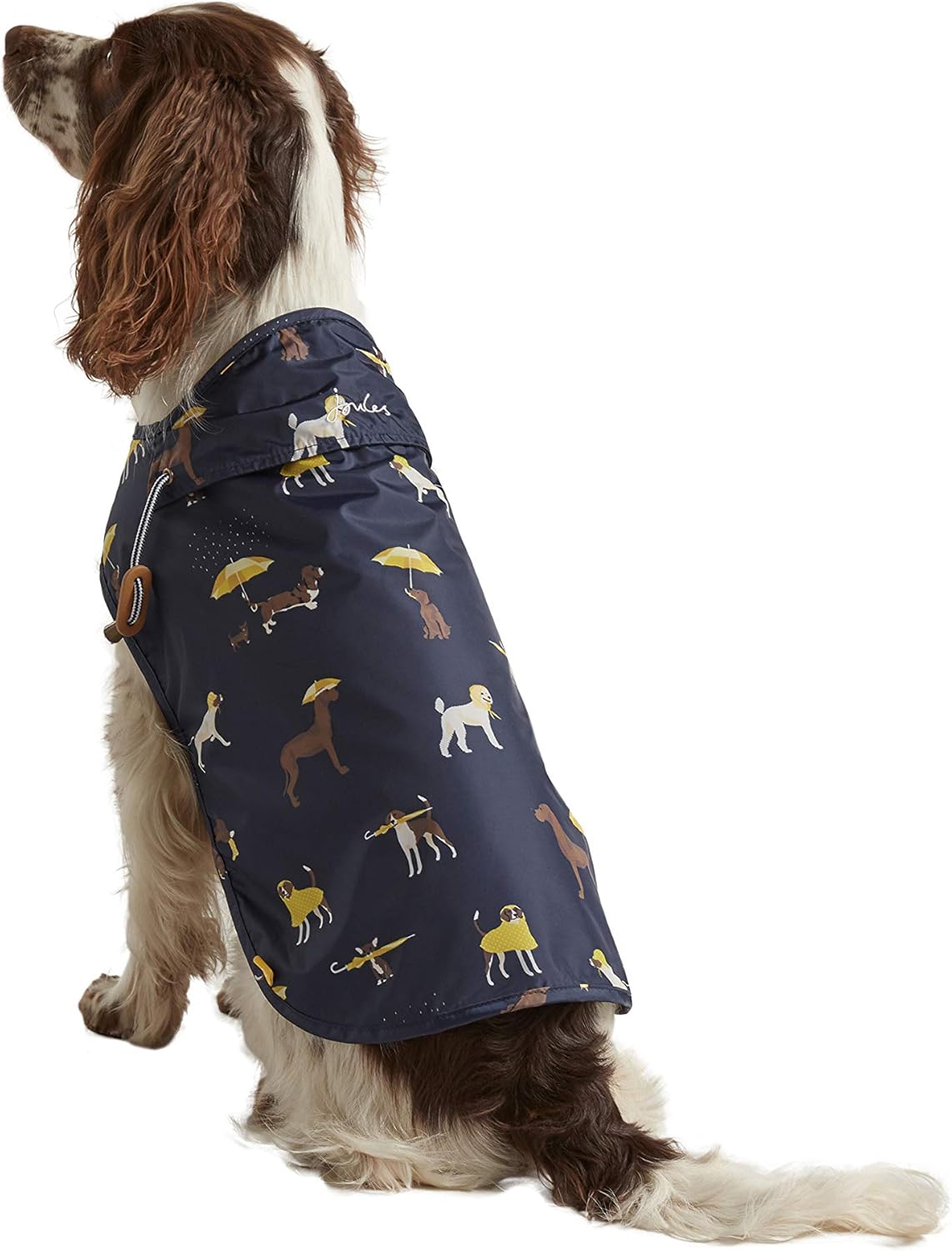 Rosewood Joules Navy Water Resistant Dog Coat, Large, Navy Blue, 0.