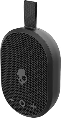 Ounce Wireless Enceinte Bluetooth Portable, Étanchéité IPX7, 16 Heures d’Autonomie, Stéréo True Wireless, Sangle Intégrée pour Les Déplacements et Une Utilisation en Extérieur - Noir