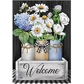 NAIMOER Flowers Diamond Painting Kit For Adults - Full Drill 5D DIY Craft, 30x40cm, Welcome Design - View #7
