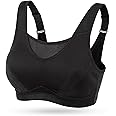 Wingslove High Impact Sports Bras for Women Plus Size Non Padded Wirefree Workout Bra Bounce Control