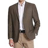 Teemlanny Men's Sport Coat Blazer Classic Fit 2 Button Stylish Houndstooth Stretch Suit Jacket for Daily Casual Outfits