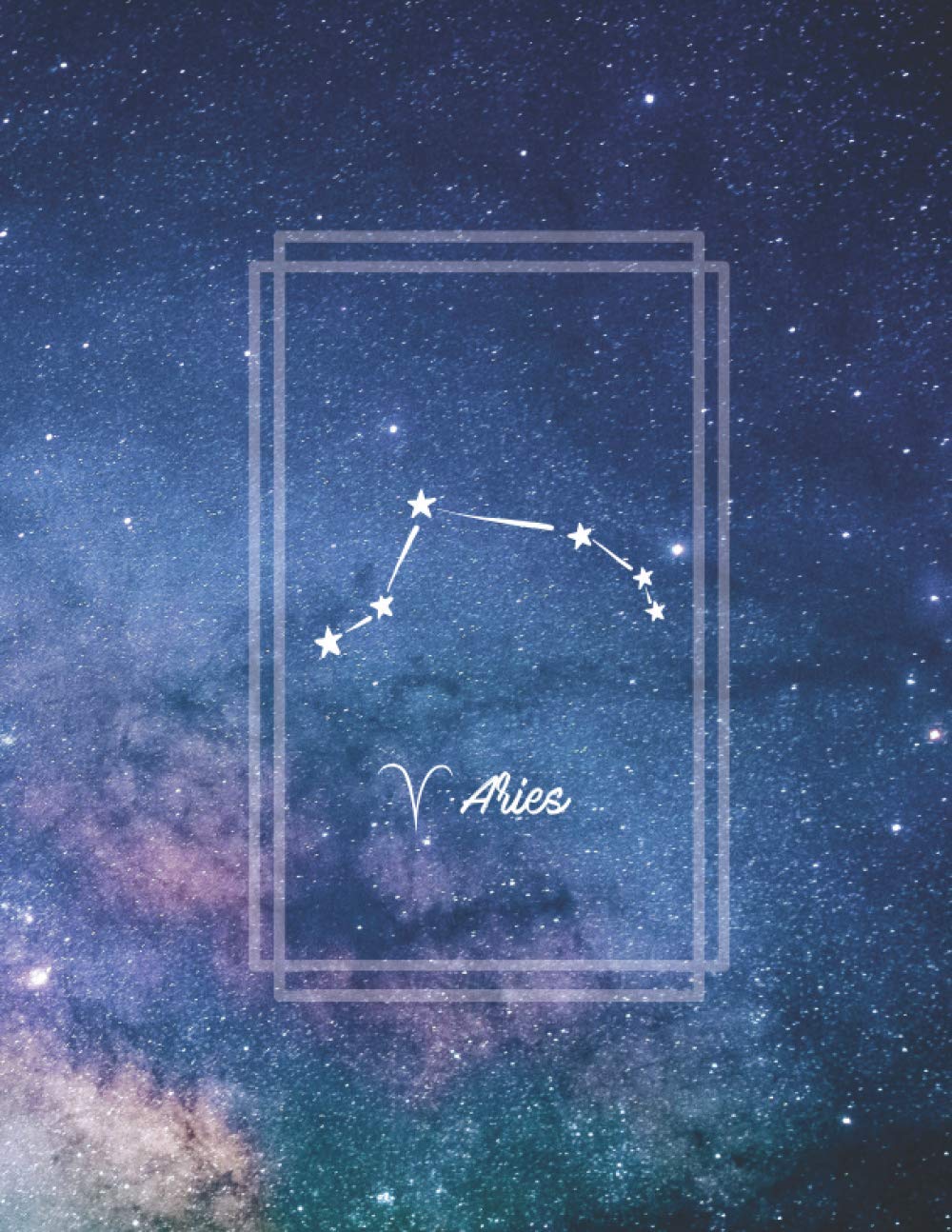 Aries Zodiac Lined Journal Notebook: 200 Page Lined Journal Notebook - Aries