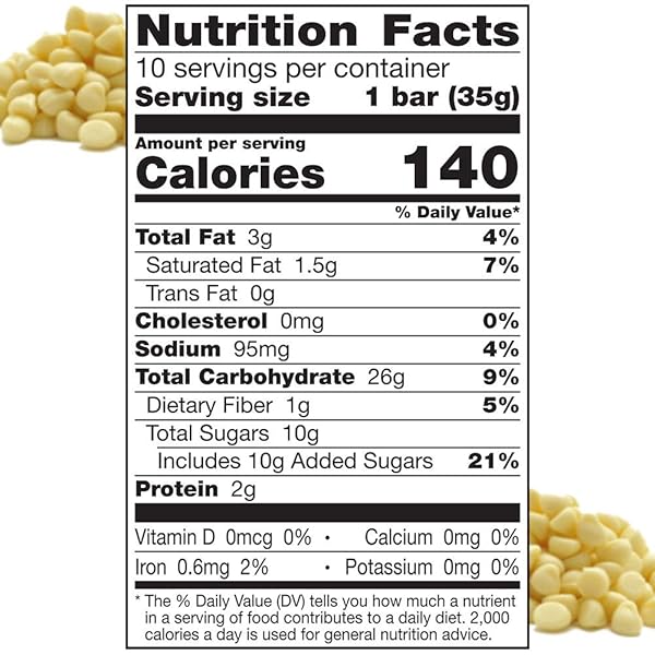 CASCADIAN FARM ORGANIC VANILLA CHIP CHEWY GRANOLA BARS, VALUE SIZE, 10 BARS, 12.3 OZ.