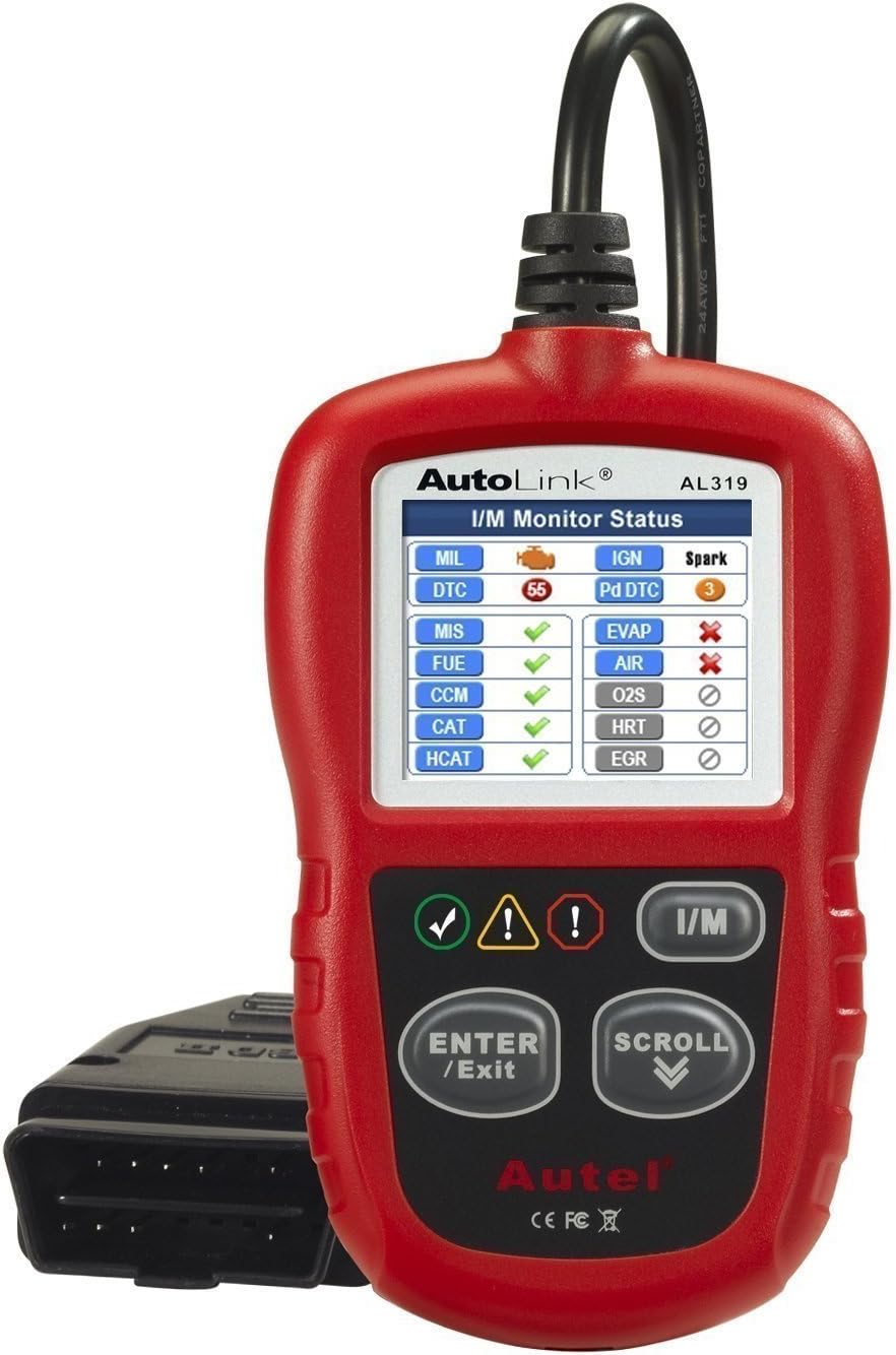 Autel Autolink AL319 OBD2 Scanner Reader Read and Erase Codes