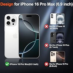 SUPFINE Magnetic for iPhone 16 Pro Max Case