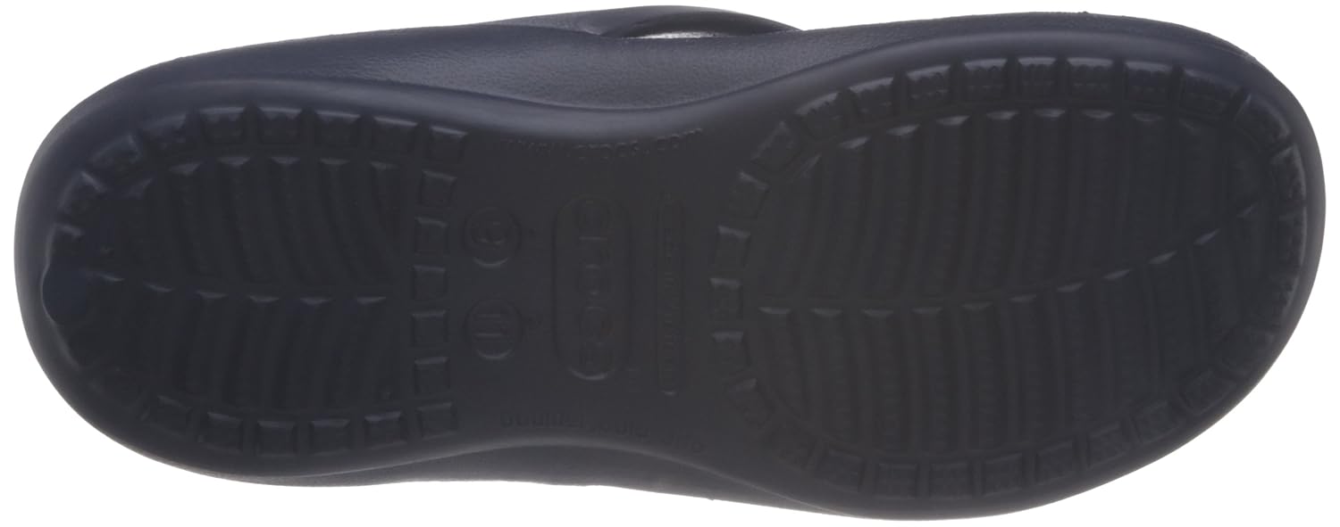 crocs unisex athens ii navy ocean flip flops and house slippers