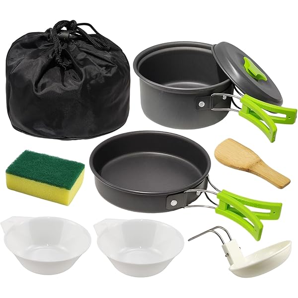 Outdoor Cooking Set Buy Bulin 24-Piece Camping Cookware Mess Kit