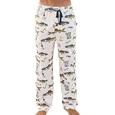 Lazy One Novelty Men's Pajama Pants, Pajama Bottoms for Men, Fishing PJ | 100% Cotton PJ Pants with Pockets, Funny Pajamas