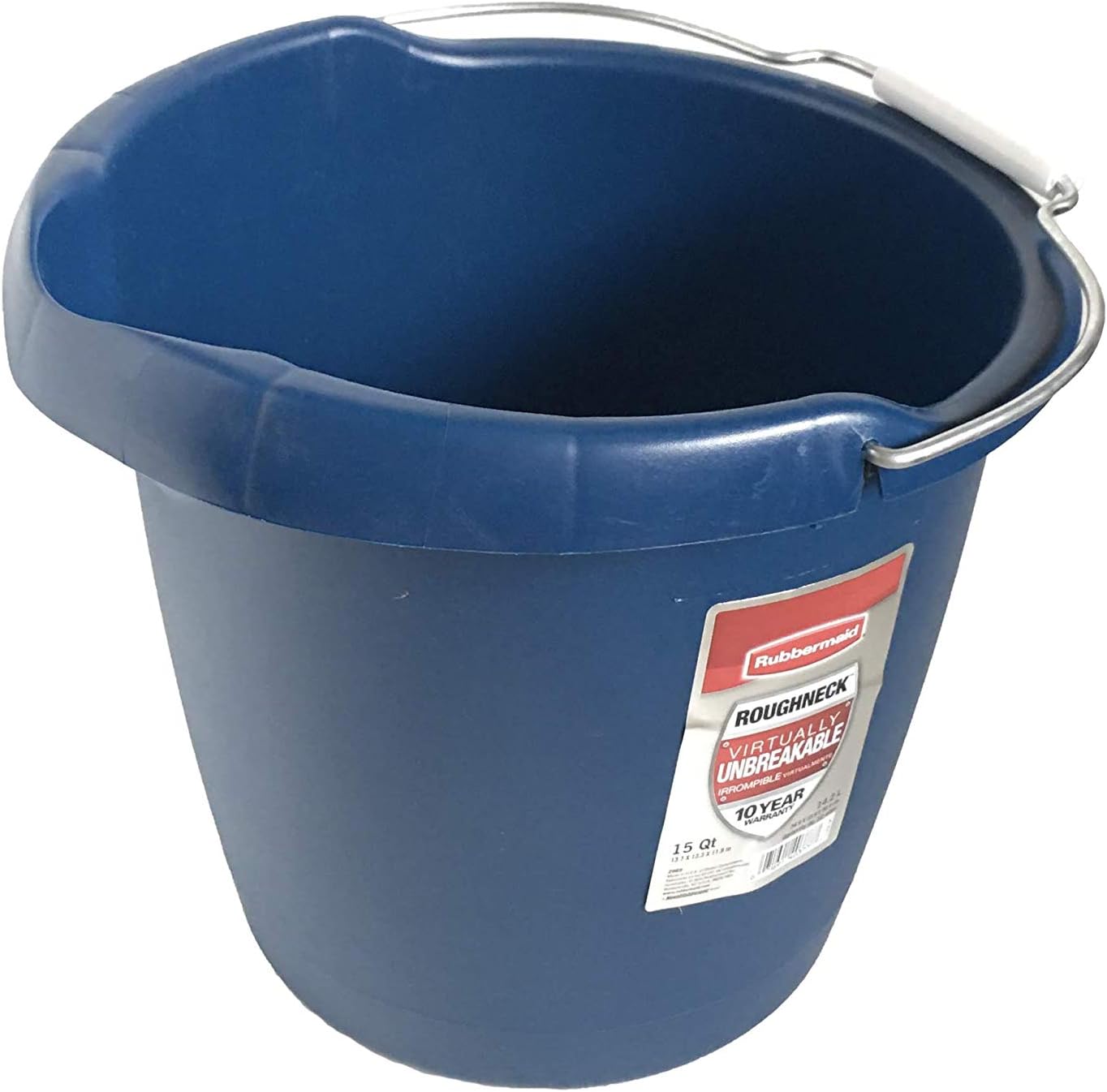 Rubbermaid Roughneck Heavy-Duty Utility Bucket, 15-Quart, Bisque: Home & Kitchen