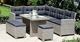 Backyard Furniture Barcelona 10 Seater Rattan Garden Set with Cushions view 2