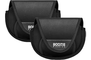 Booms Fishing RC2 Spinning Reel Cover, Fishing Reel Protective Case, Fit for 1000-10000 Spinning Reels, 5 Sizes Choices: S/M/L/XL/Universal Size