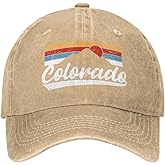 Sefgaen Cap Colorado Mountains Cap Women Dad Hats with Design Hat