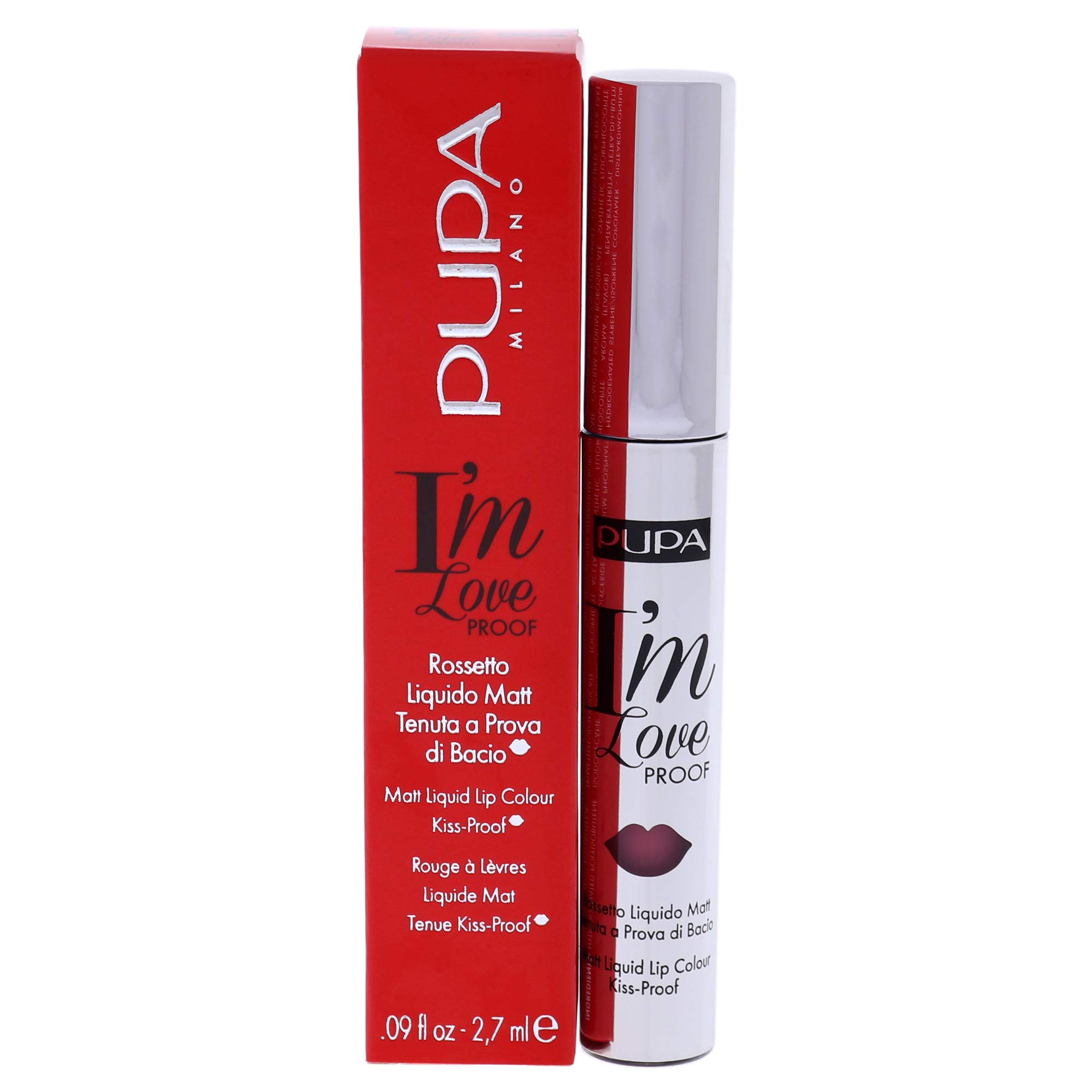 Pupa Milano I Am Love Proof Matt Liquid Lip Color - 004 Intense Rose For Women 0.09 oz Lipstick