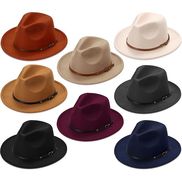 Amazon.com: Yahenda 12 Pcs Classic Wide Brim Hat for Women  display picture 1