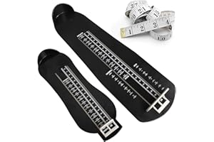 pozzolanas Foot Measurement Device Shoe Size Measuring Devices for Adults and Kids with Soft Tape Measure US Standard