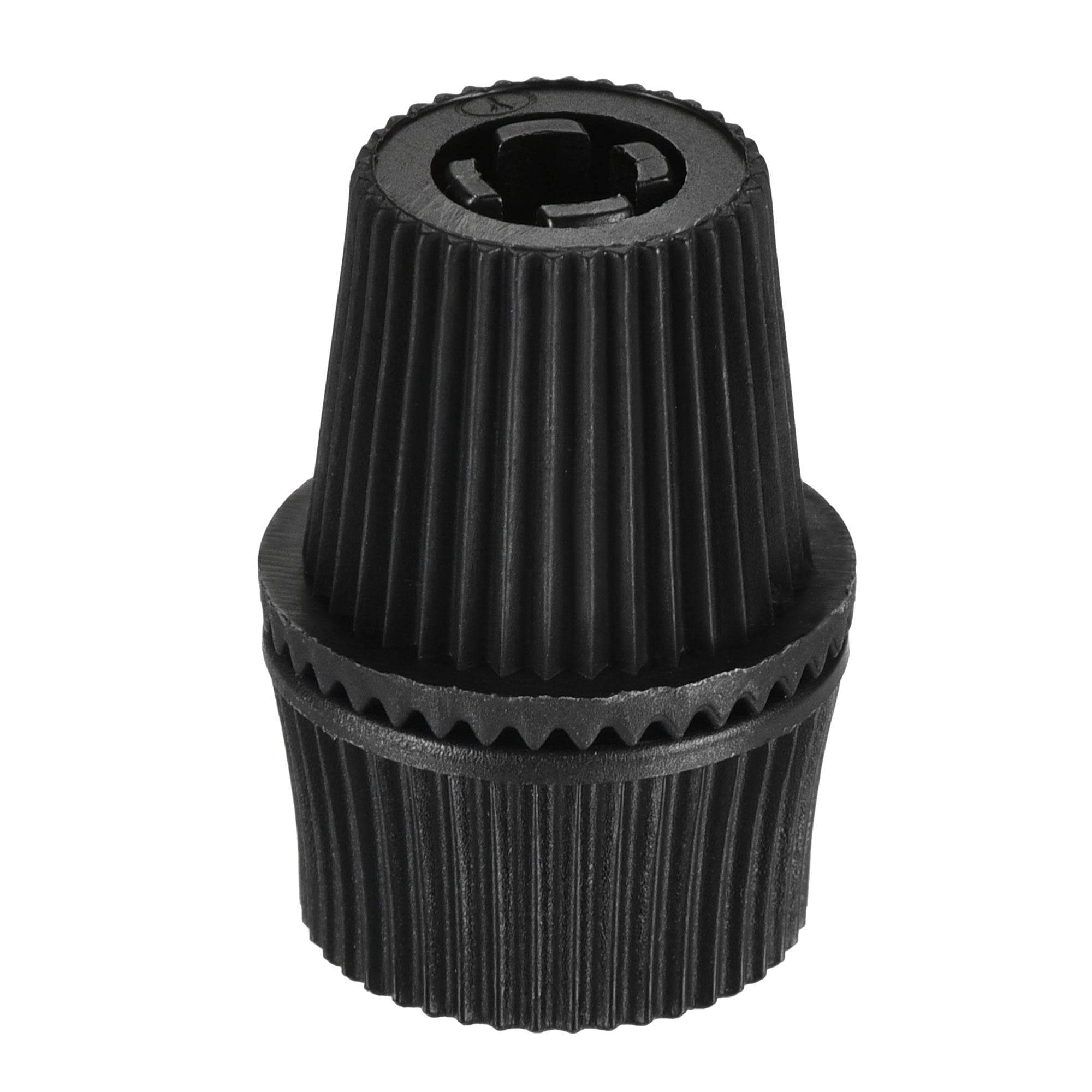 sourcing map Cable Glands Cord Connector Grips Plastic Black 60Pcs for Wiring Hanging Light Ceiling Pendant Lamp