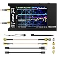 AURSINC Analizador de red vectorial NanoVNA-H4 mejorado, Lastest V4.3/V4.2 10KHz-1.5GHz HF VHF UHF 4 "Analizador de antena de